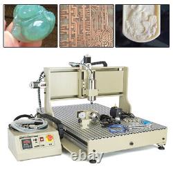 1.5/2.2KW 3/4Axis USB CNC6090 Router Engraving 3D Carving Milling Drill Machine