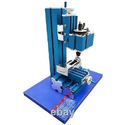 100-240V Mini Benchtop Metal Drilling & Milling Machine Wood Lathe DIY Tool