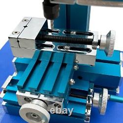 100-240V Mini Benchtop Metal Drilling & Milling Machine Wood Lathe DIY Tool