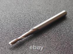 10Pc 2 Flute Spiral Router Bit End Mill PVC Acrylic Hard Wood Solid Carbide