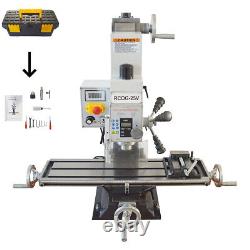 1100W Brushless Precision Milling Drilling Machine Tool 110V Metal Lathe 110V