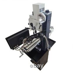 110V 1.7HP Milling Drilling Machine R8 XAxis Power Feed and 3-axis Grating Ruler