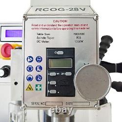 110V 1.7HP Milling Drilling Machine R8 XAxis Power Feed and 3-axis Grating Ruler