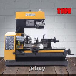 110V 3-in-1 Precision Mill/Drill Micro Multi-function Mill and Drilling Machine