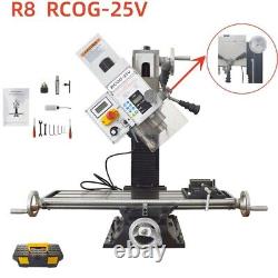 110V Milling Machine Small Home Bench Drill Lathe Drilling and Milling Machine