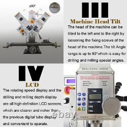 110V RCOG-25V Multi-functional Brushless Precision Milling and Drilling Machine