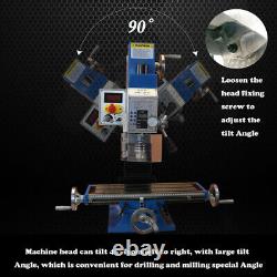 110vMulti-functional Brushless Precision MillingDrilling Machine HomeDIY Durable