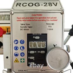 1300W RCOG-28V Brushless Precision Milling Drilling Machine Tool 110V Lathe