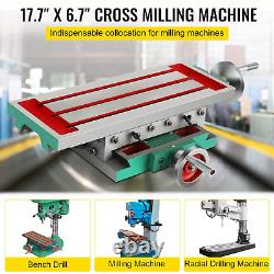 17.7X6.7 Compound Milling Machine Work Table 2 Axis 4 Ways Move Multifunction