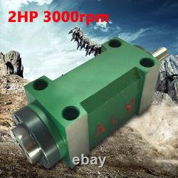 2HP Power Head 1500W Spindle Unit 3000rpm CNC Cutting Milling Drilling Tool New