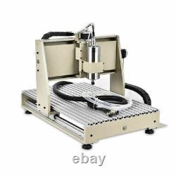 3/4 Axis CNC 6090/3040/6040 Router Engraver Milling Drilling 3D VFD USB Cutter