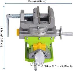 3 Cross Slide Drill Press Vise Horizontal Precision Milling Drilling Machine US