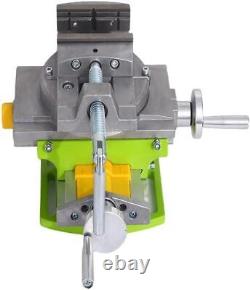 3 Cross Slide Drill Press Vise Horizontal Precision Milling Drilling Machine US