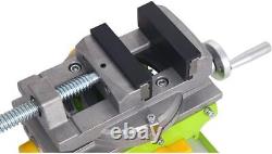 3 Cross Slide Drill Press Vise Horizontal Precision Milling Drilling Machine US