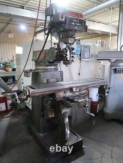 3 HP SEIKI XL TURRET-TYPE VERTICAL MILL withPOWER TABLE FEED & DRO #29892