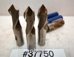 3 Melin 2 Flute Mill Drill Points A-2424-DP (Inv. 37750)