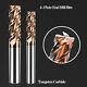 4-flute End Mill Bits Tungsten Carbide Cnc Shank Drill Bits Cutter For Steel