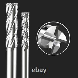 4 Slot Flute End Mill Cutter Drill Bits CNC Milling Tool HSS Straight Shank