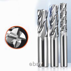 4 Slot Flute End Mill Cutter Drill Bits CNC Milling Tool HSS Straight Shank