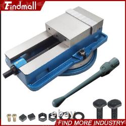 6 × 7.5 Lockdown CNC Milling Machine Bench Vise With 360° Swiveling Base