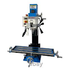 7x27 Benchtop Milling Machine Variable Speed Brushless Compact Mill Drill R8