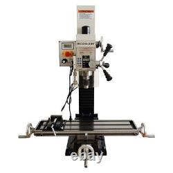 Benchtop Milling Machine with 1300W Brushless Motor and R8-ER32 Chucks 110V