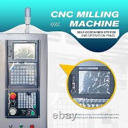 CNC Milling Machine CDM7113 400140mm ER20 12000RPM Drilling and Milling 13mm