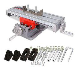 CNC X Y Axis Mini Bench Cross Slide ViseTable Milling Drilling Fixture Worktable