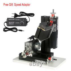 CNN Metal Indexing Milling Machine DIY 6 Axis Drilling Milling Machine 60W Lathe