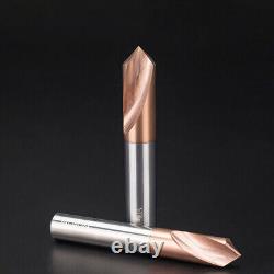 Carbide Drill End Mill CNC Router Bits Milling Cutter Bit 90 Degree 120 Chamfer