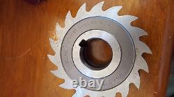 Cleveland Twist Drill Slit Cutter Saw Milling 18 Tooth 4 x 1 1/2 x 1 1/4 HS C
