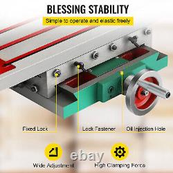 Compound Milling Machine Work Table 2 Axis Cross Slide Bench Drill Vise Fixture