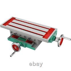 Compound Milling Machine Work Table 4Ways Move Cross Slide Bench Drill Fixture