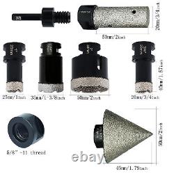 Diamond Core Drilling Bit Hole Saw Set for Ceramic Tile Marble 7pcs/box Cutter