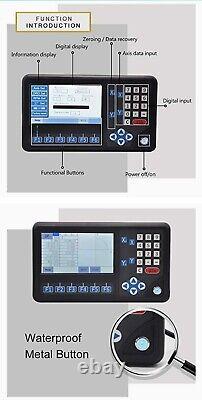 Ditron2 Axis RPM Digital Readout DRO Linear Scale Digital Display Milling Drill