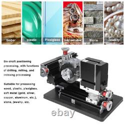 Drilling Milling Machine All Metal High Power 60W DIY Tool TZ10002MS