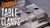 Easy Low Profile Side Clamps For The Milling Machine
