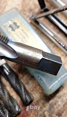 End Mill Bits Lot Center Drill Roughing Garr Dormer Used 19 Pcs. Carbide