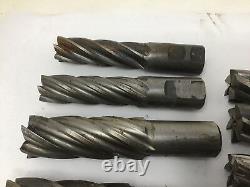 End Mills Various Sizes Niagara Putnam QTY 22, Mill Drill Lathe Cutting