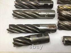 End Mills Various Sizes Niagara Putnam QTY 22, Mill Drill Lathe Cutting