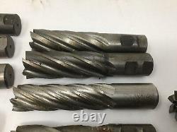 End Mills Various Sizes Niagara Putnam QTY 22, Mill Drill Lathe Cutting