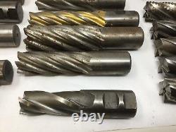 End Mills Various Sizes Niagara Putnam QTY 22, Mill Drill Lathe Cutting