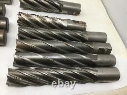 End Mills Various Sizes Niagara Putnam QTY 22, Mill Drill Lathe Cutting