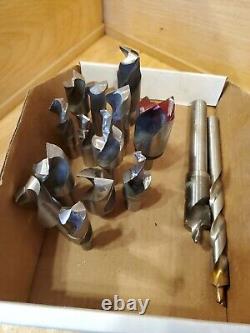 Endmill Drill BIT LATHE MILLING BULK LOT HSS CARBIDE VARIOUS TYPES AND SIZES