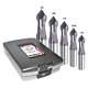 Grainger Approved 208-888822 Drill Mill Set, 5pc, Carbide, Tialn 45xm45