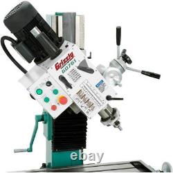 Grizzly G0761 10 x 32 2 HP HD Benchtop Mill/Drill with Power Feed & Tapping