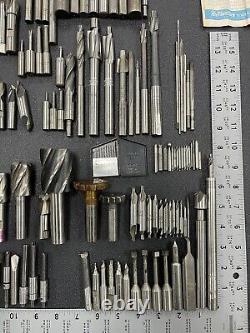 HUGE Machinist Tool Lot Drill Bits Cutting Drilling Tooling End Mill USA