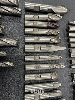 HUGE Machinist Tool Lot Drill Bits Cutting Drilling Tooling End Mill USA