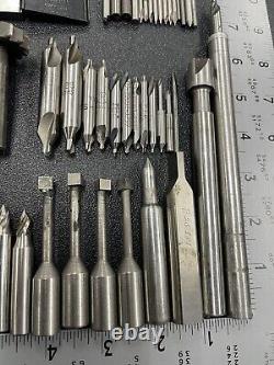 HUGE Machinist Tool Lot Drill Bits Cutting Drilling Tooling End Mill USA