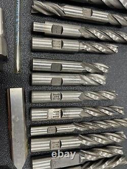 HUGE Machinist Tool Lot Drill Bits Cutting Drilling Tooling End Mill USA